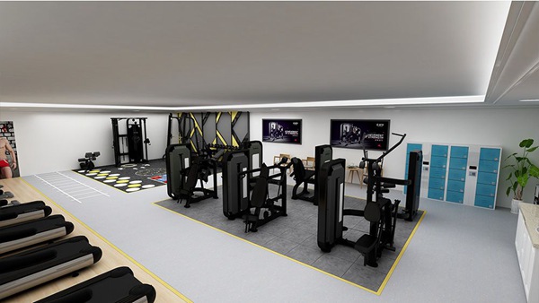 120平方健身房配置方案-广西球王会体育健身器材有限公司